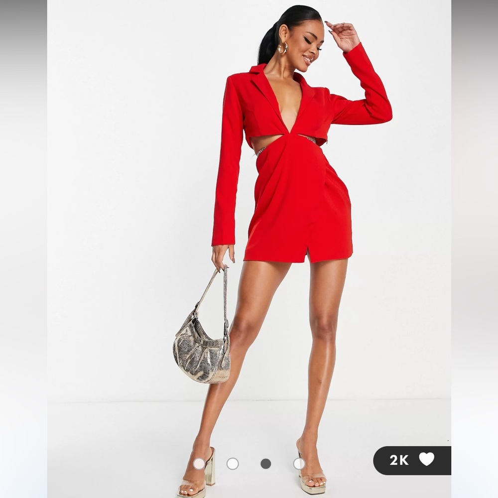 NEW Red blazer dress